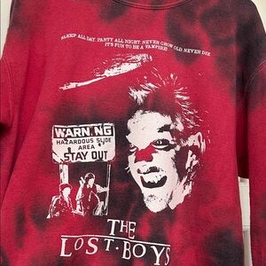 Red Lost Boys Graphic Sweatshirt